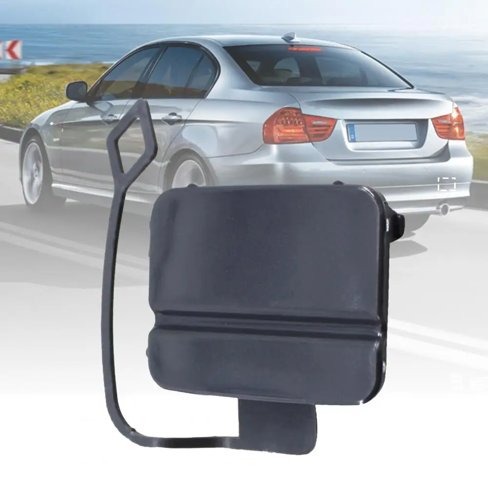 

Practical Towing Hook Cap Solid Black Rear Bumper Tow Hook Cap 51127187542 Plastic Tow Hook Cap