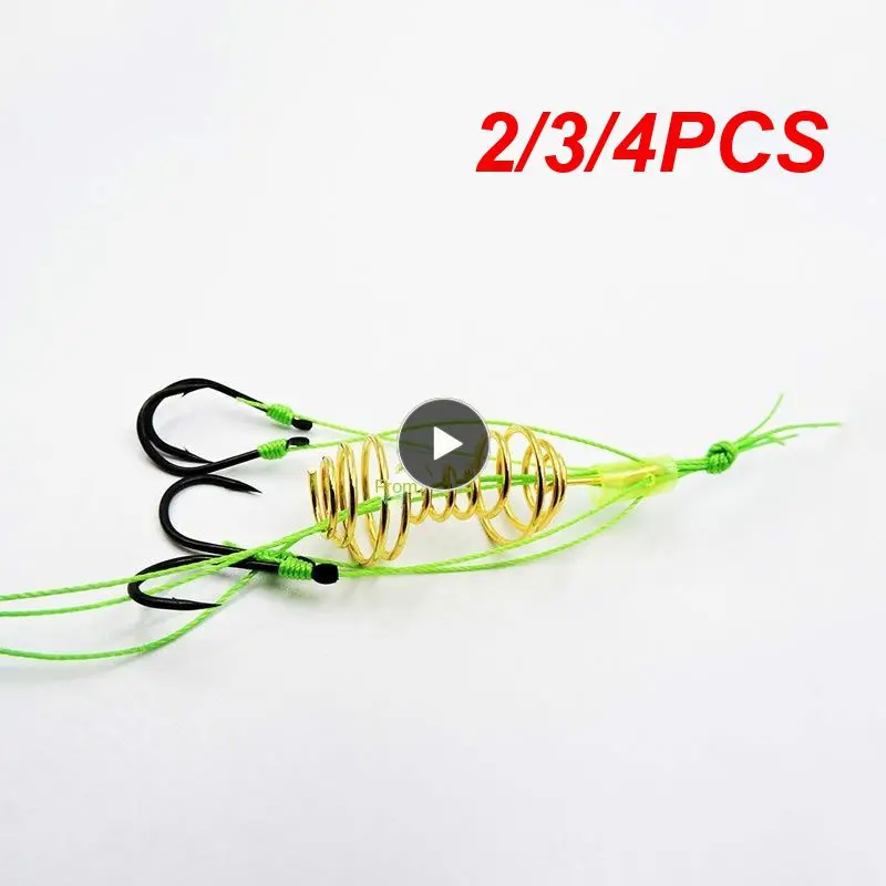 

2/3/4PCS Two Strength Tip Bait Hook Sharp Hook Tip River Fishing Fishhook Goods For Fishing With Barbed Fishing Tools Sharp