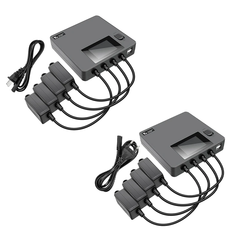 

Зарядное устройство MOOL 6-в-1 с цифровым дисплеем для мини-дрона 3 Pro, быстрое умное зарядное устройство с USB