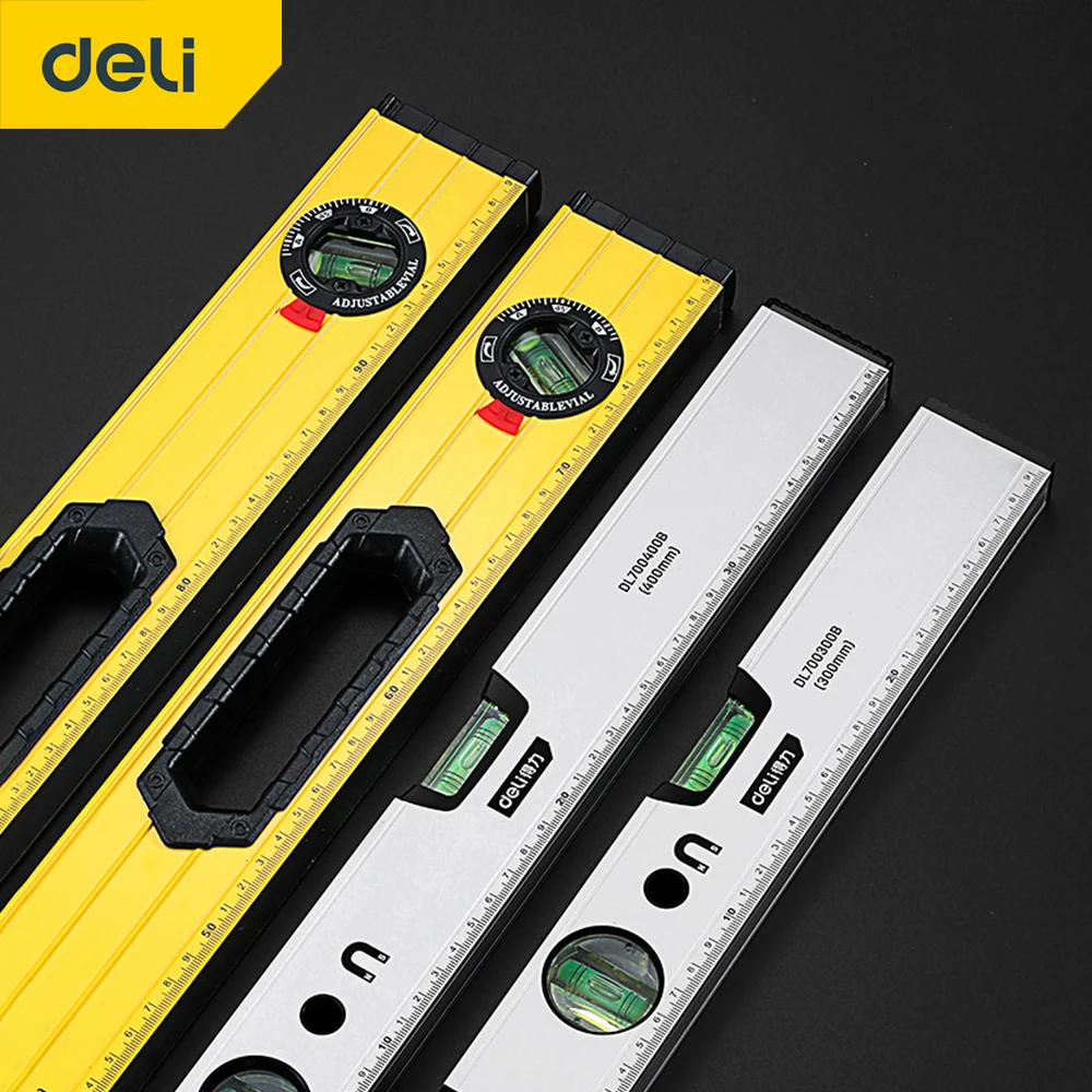 

DELI High Precision Strong Magnetic Spirit Level Digital Inclinometer Protractor Adjustable Goniometer Angle Slope Meter Ruler