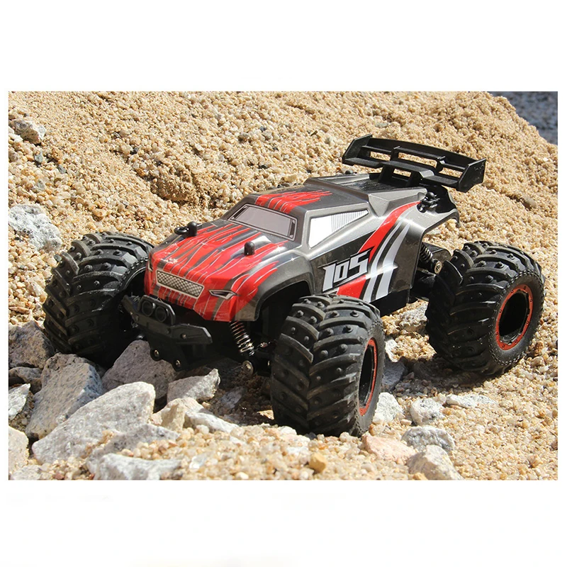 RC Cars 1:18 Scale Remote Control Car Drift 2WD 2.4G Off Road High Speed 15 Km/h Truck LED Headlight Xmas Gifts for Boys Adults