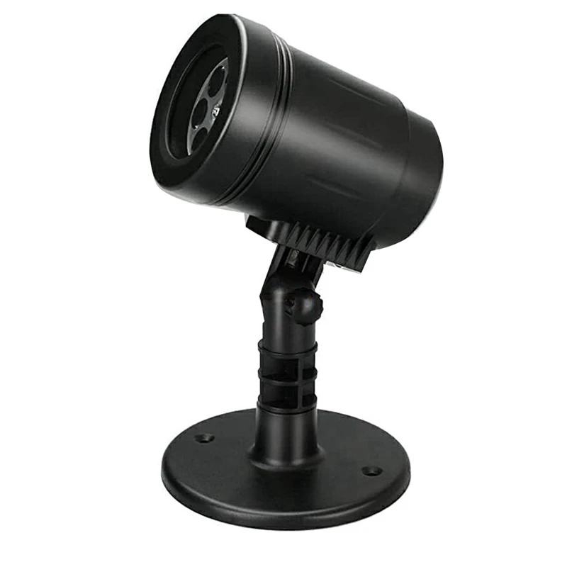 

Outdoor Projection Lamp, Weather-Proof Snow Projection Lamp Outdoor,Wider Lighting Range LED Christmas Snow Lamp Black EU Plug