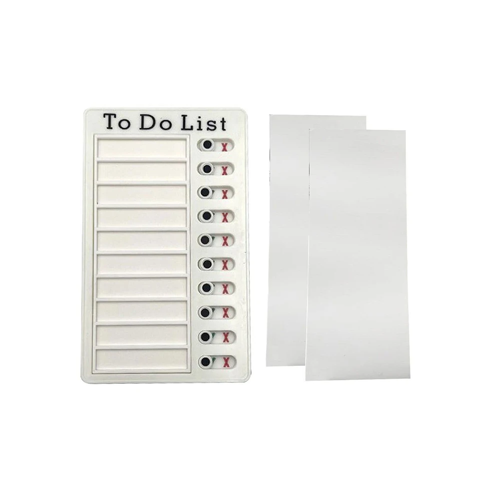 

Office Plastic Memo Board To Do List Planner Perfect Gift Chores Chart Memo Board Elder Care Notes Reusable Blank Card DIY
