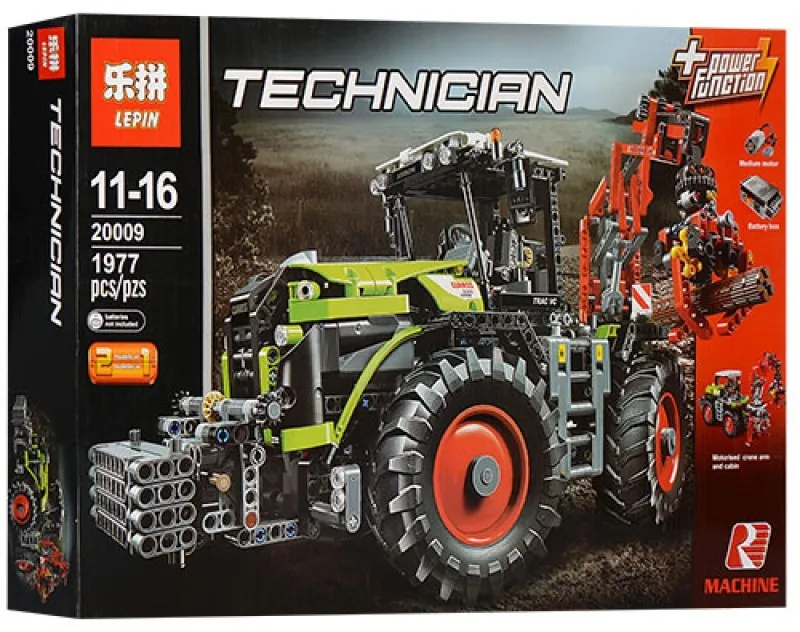 Конструктор Lepin Technics 20009 трактор Claas Xerion 5000 Trac VC Technic 42054|Technic/Электронный