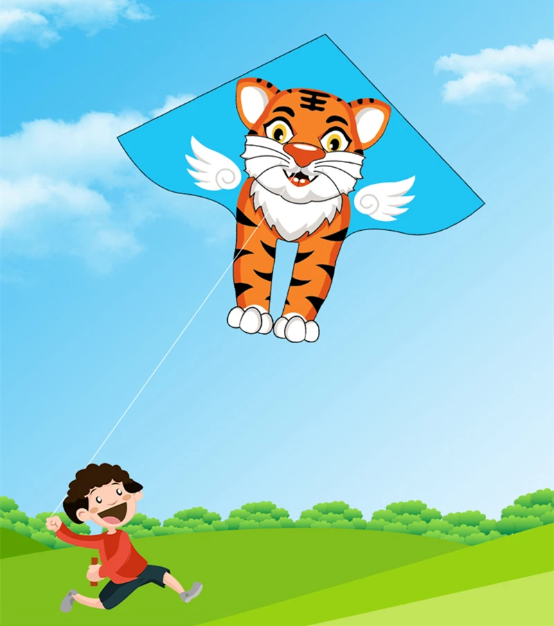 Бесплатная доставка тигровый воздушный змей летающие игрушки ветроуказатель