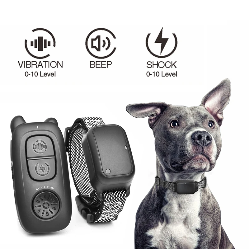 

The new 400M Dog Training Collar Remote Bark Control Dog Collar Electric Waterproof Recharge Pet Trainer Shock Collar with 400M