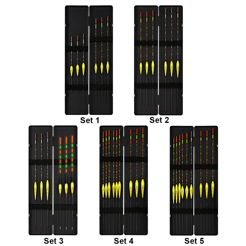 Комбинированный набор поплавков для рыбалки поплавки с коробкой хранения