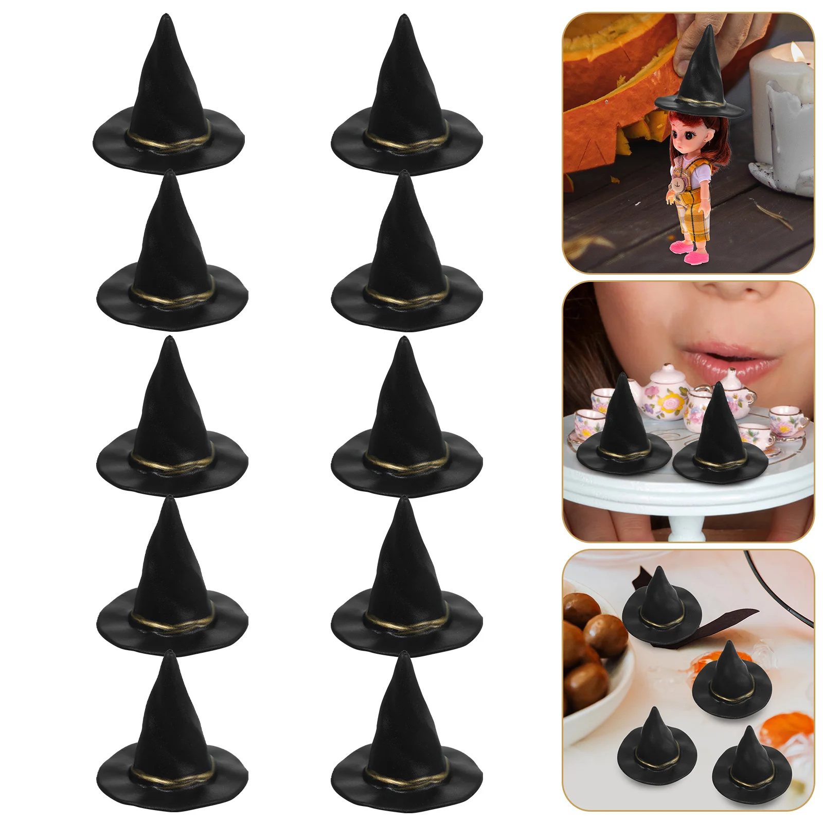 

DIY Accessories Small Hats Cake Decor Witch Decors Tiny Ornament Miniature Crafts