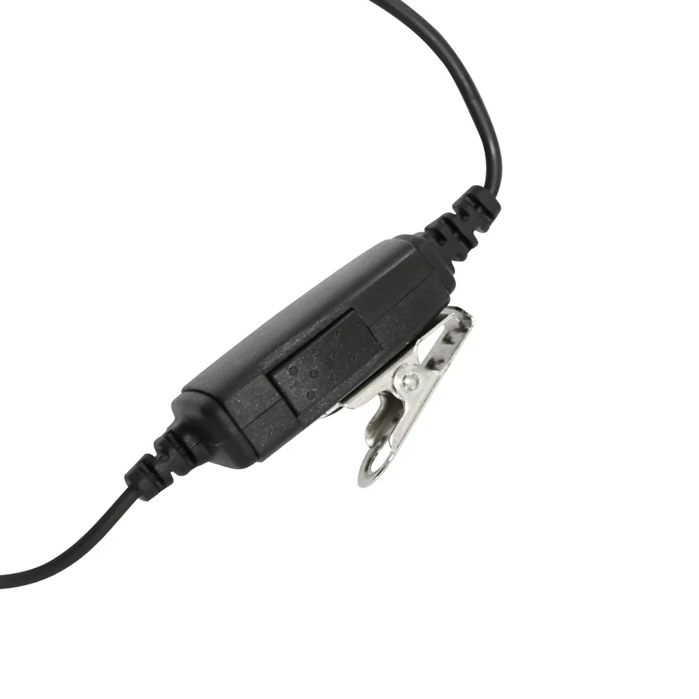 D Shape Ear Hook Earpiece with PTT Mic Headset for IC-F3011 F4011 F3001 F4001 F1000 F2000 F321 F4210 F3230 Radio--VBLL
