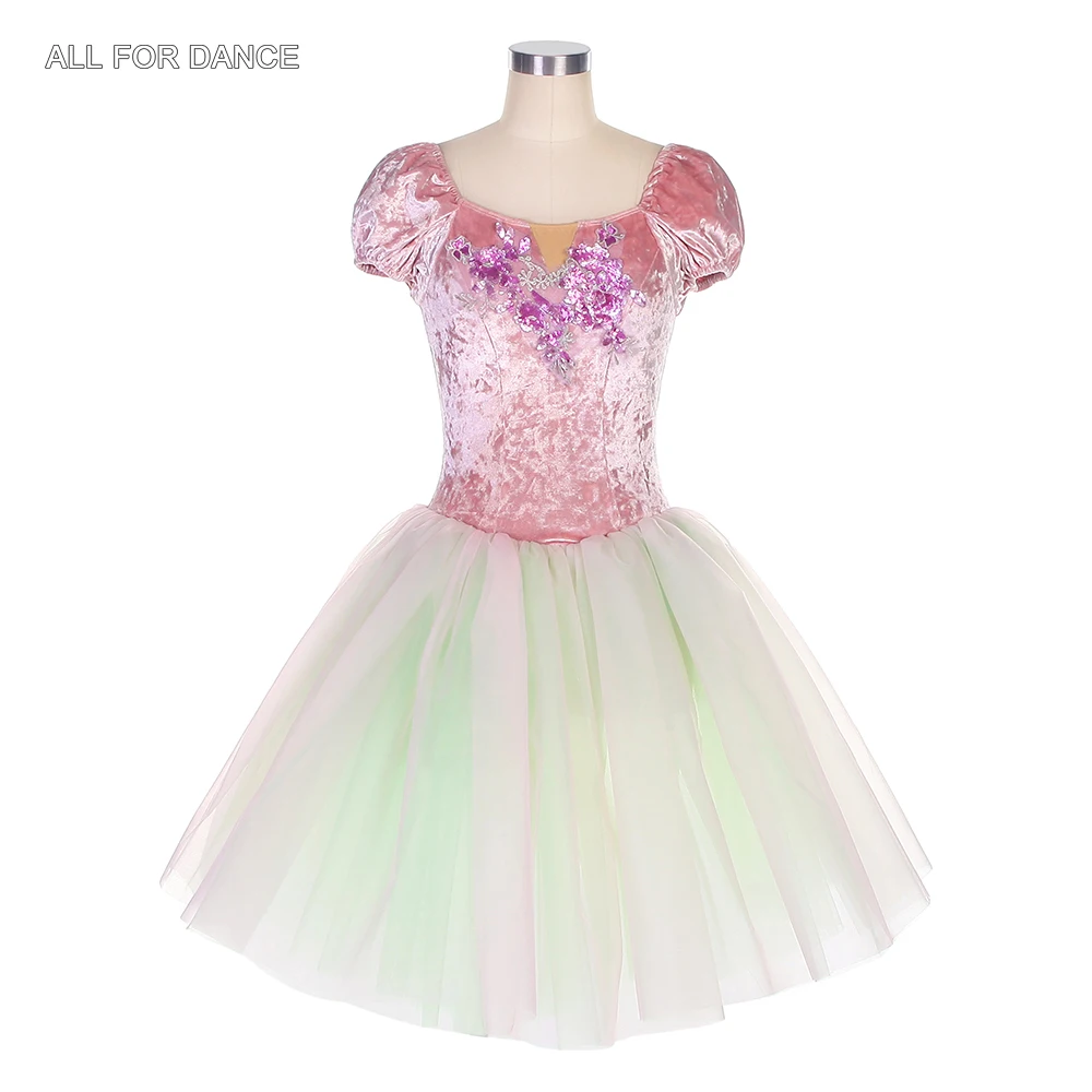 

20108 Розовый бархатный лиф, балетное танцевальное платье для девочек и женщин, балетное сценическое танцевальное платье, романтические балетные костюмы