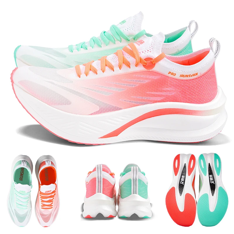 Кроссовки IRUNSVA мужские беговые из натурального углеродного волокна 2024