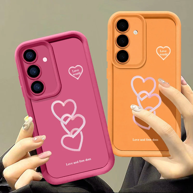 Чехол с принтом «Полые сердца» для Samsung Galaxy A18 A57 A37 A27 A56 A16 A17 A55 A54 A26 A36 S26 S25 S24 S23 Ultra S26 FE (art.: 3920dd16cd6e9) - 3920dd16cd6e9