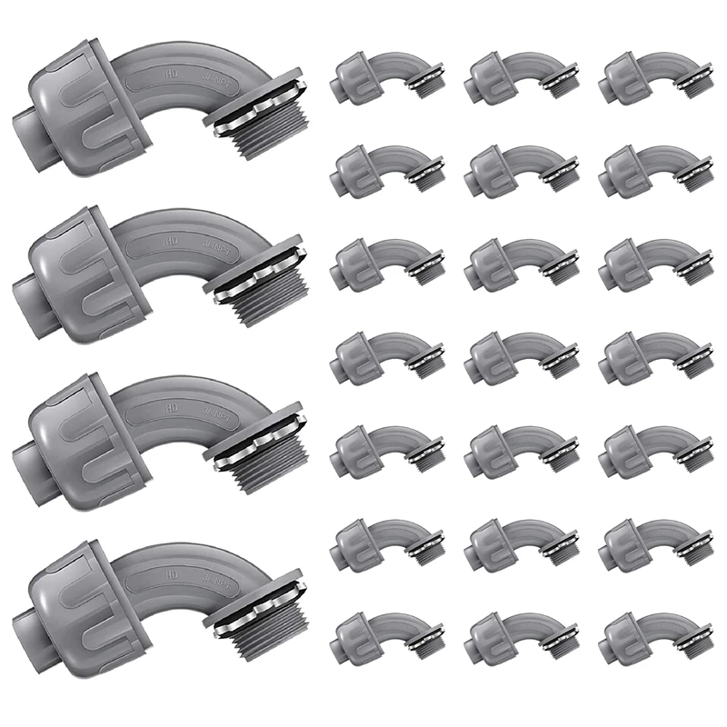 

Liquid Tight Connector 3/4 Inch Non Metallic Flex Electrical Conduit Fittings Electrical Conduit Connector Fitting Accessories