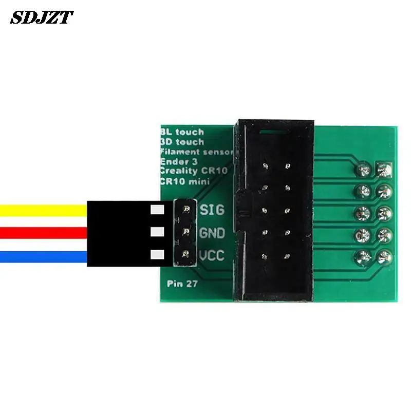 

Wider Power Channel Pin 27 Board Adapter Sensor Upgrade For Creality CR-10 Ender-3 Ender 3 Pro BL-TOUCH BLTouch 3D Printer Parts