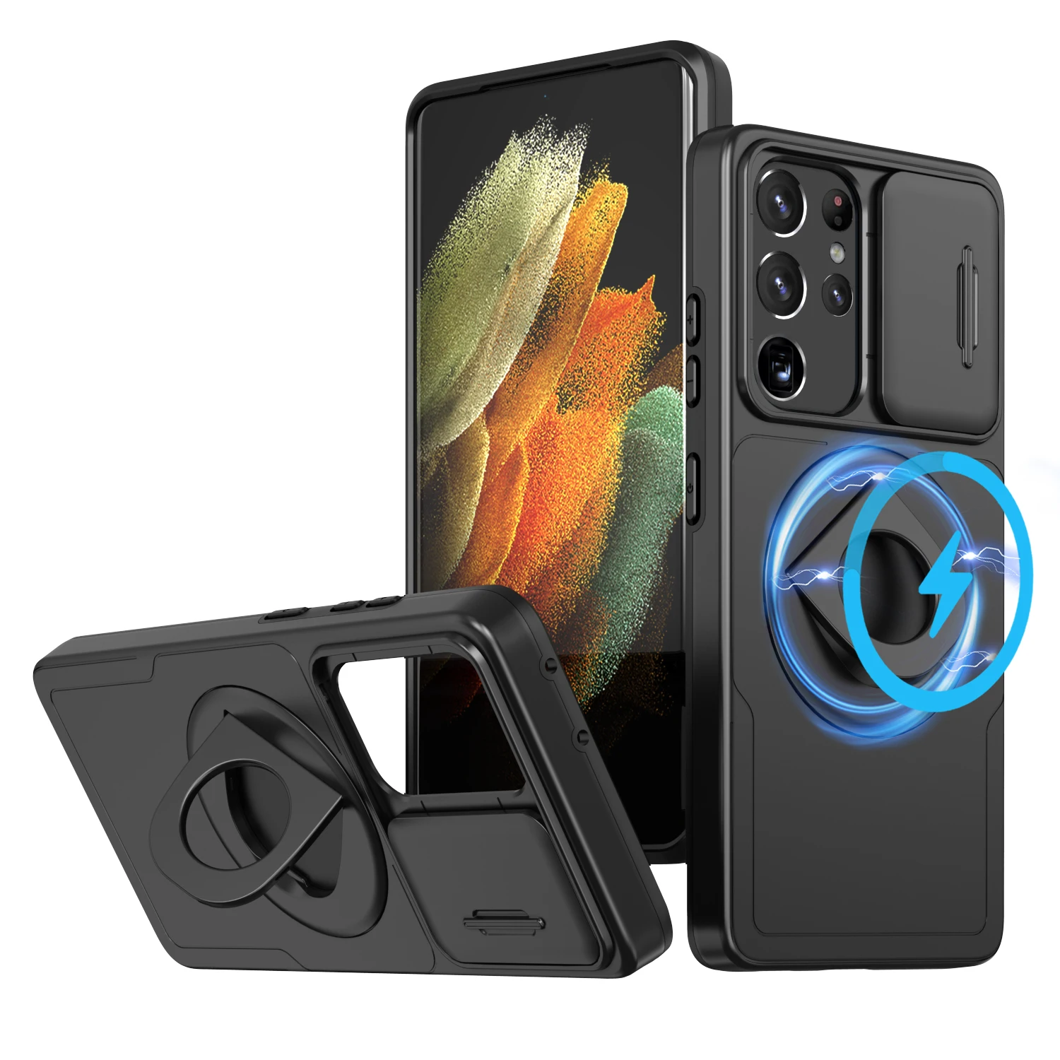 Прочный защитный чехол для объектива Samsung Galaxy A55 A15 A35 5G A14 A54 A34 S23 FE S22 Ultra Plus телефона