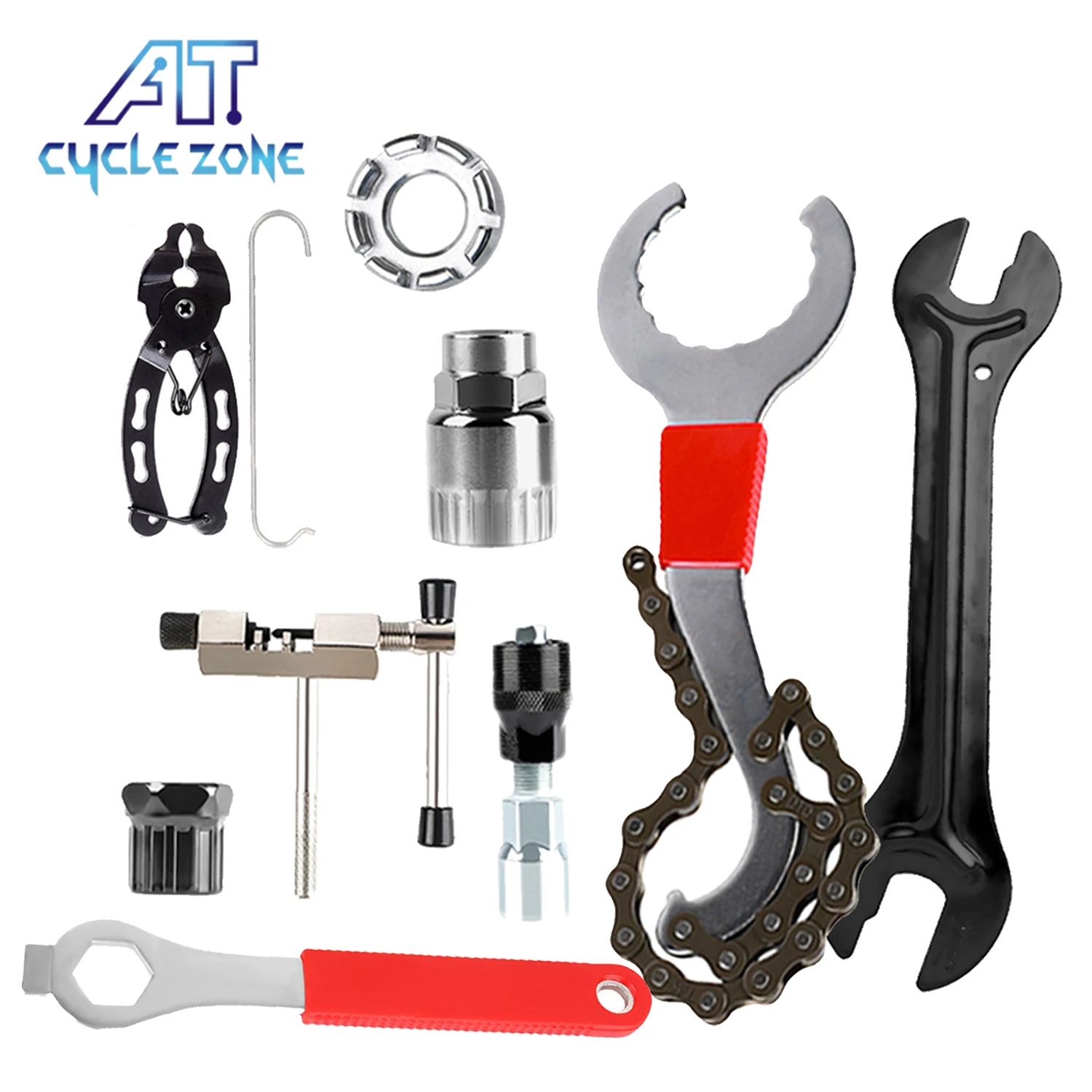 

Bicycle Repair Tool Extractor Puller Wrench Bike Chain Breaker Cutter Bicycle Bottom Bracket Remover Crank Flywheel Removal Tool