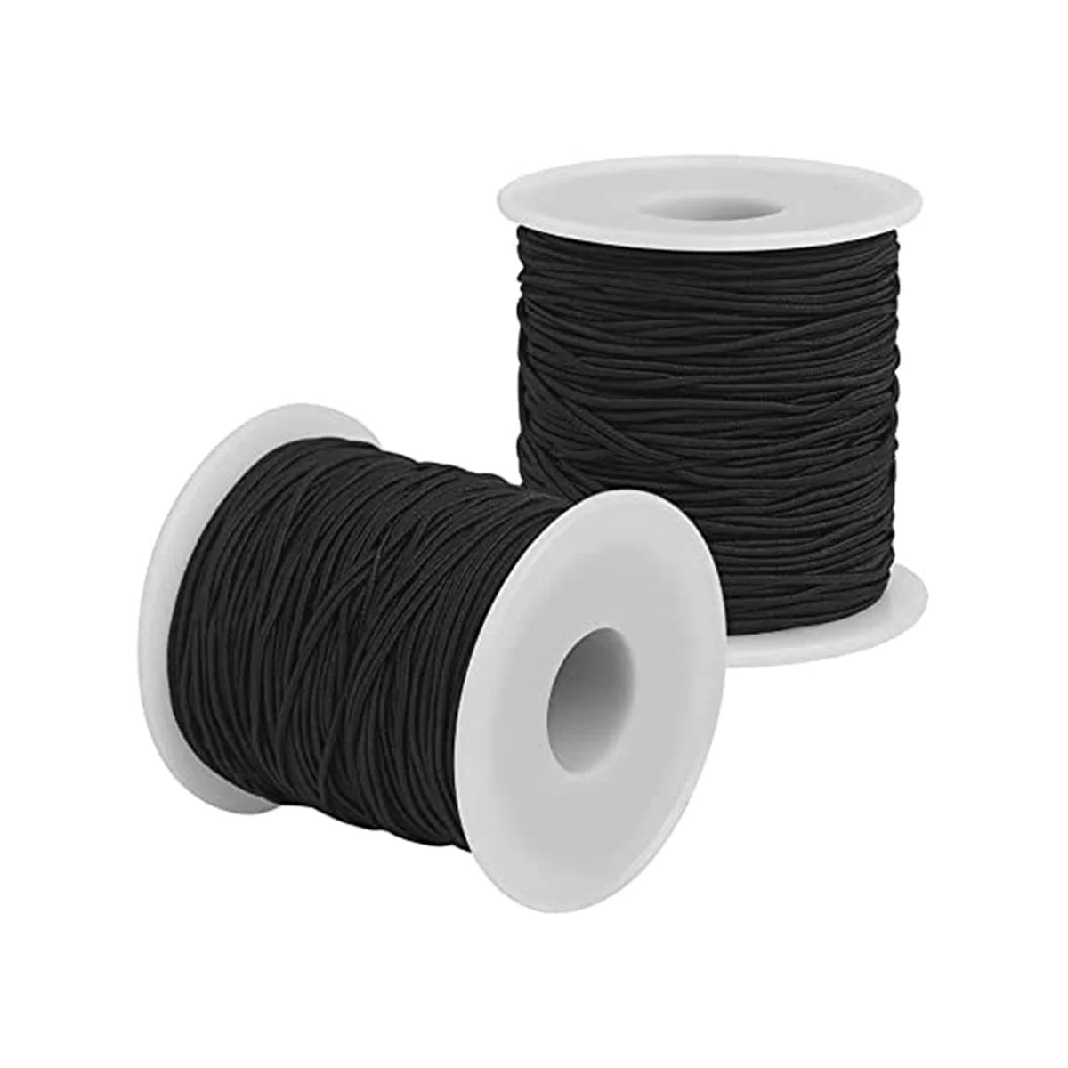 

Эластичная нить для изготовления браслетов-черный эластичный шнур 1,2 мм всего 109 ярдов, для изготовления ювелирных изделий, ожерелий, бисероплетения