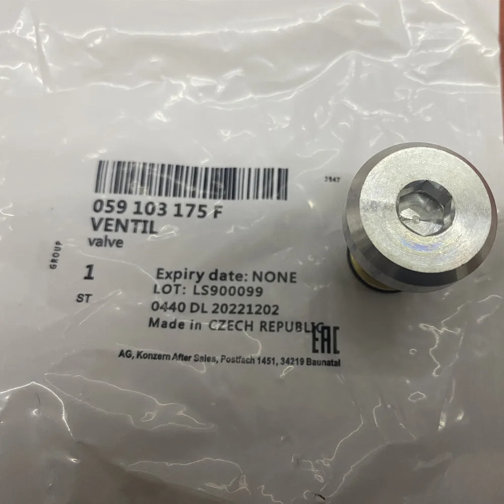 2 шт./компл. оригинальный новый OEM обратный клапан давления масла 4G 0698151 АБ 059103175 A