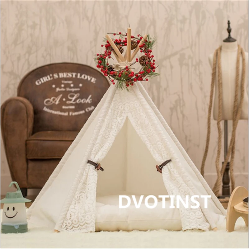 Dvotinst Newborn Baby Photography Props Mini Wigwam Tent Decoration Fotografia Accessories Infantil Studio Shooting Photo Prop | Детская