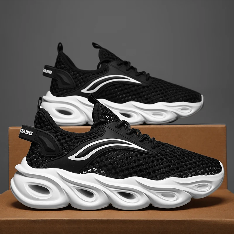 Кроссовки YOSBOGR мужские спортивные повседневная обувь модные лоферы роскошные