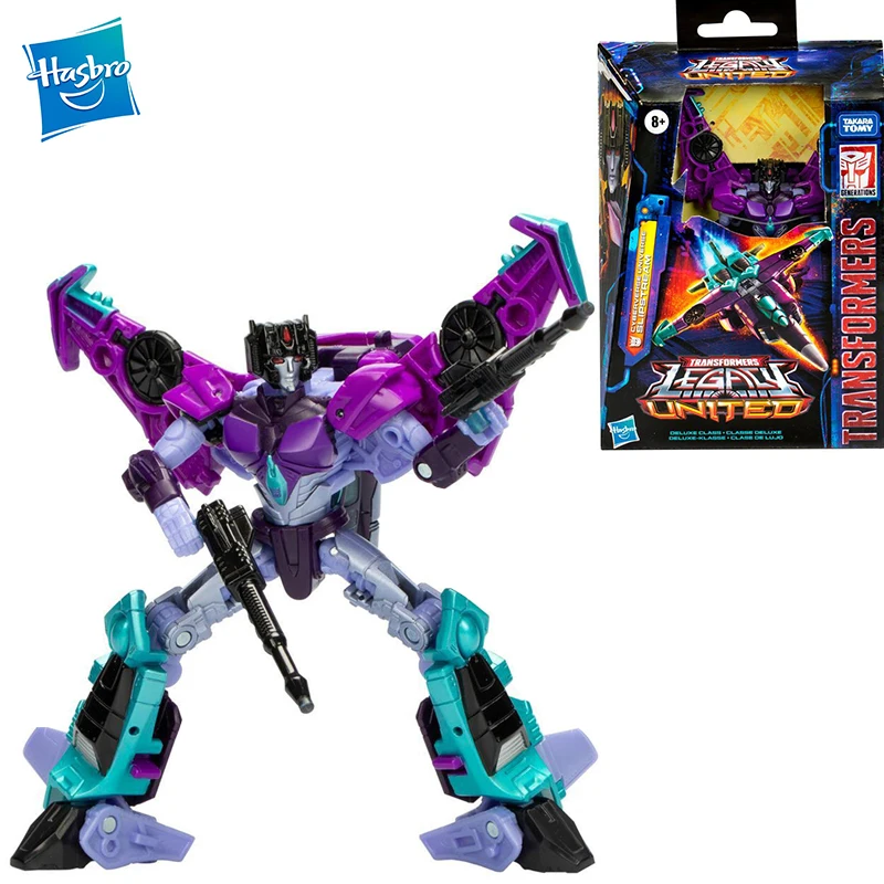 Фигурки героев мультфильма Hasbro Transformer Legacy United Deluxe Class Cyberverse Universe Slipstream Подарочная