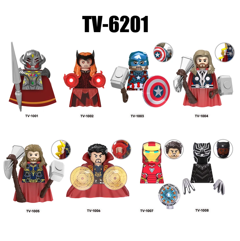 

Экшн-фигурки, аксессуары, строительные блоки, игрушки, серия TV6201, TVTV1001, TV1002, TV1003, TV1004, TV1005, TV1006, TV1007, TV1008, 1 шт.