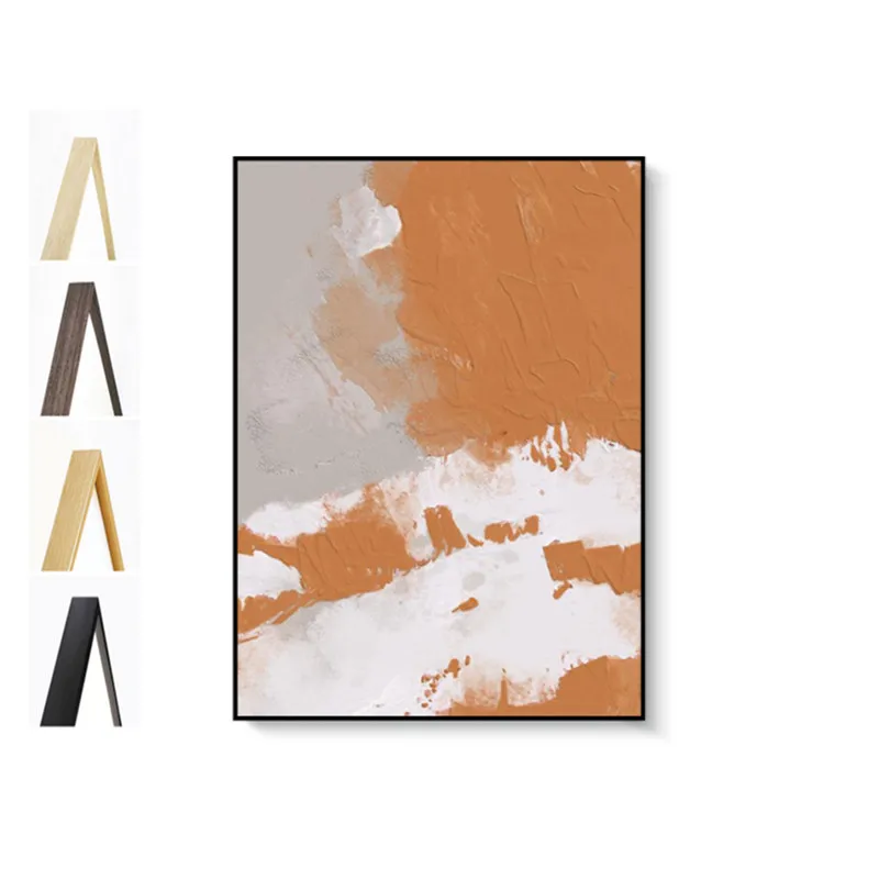 

Абстрактная картина для гостиной, простой абстрактный фон большого размера с рамкой из алюминиевого сплава