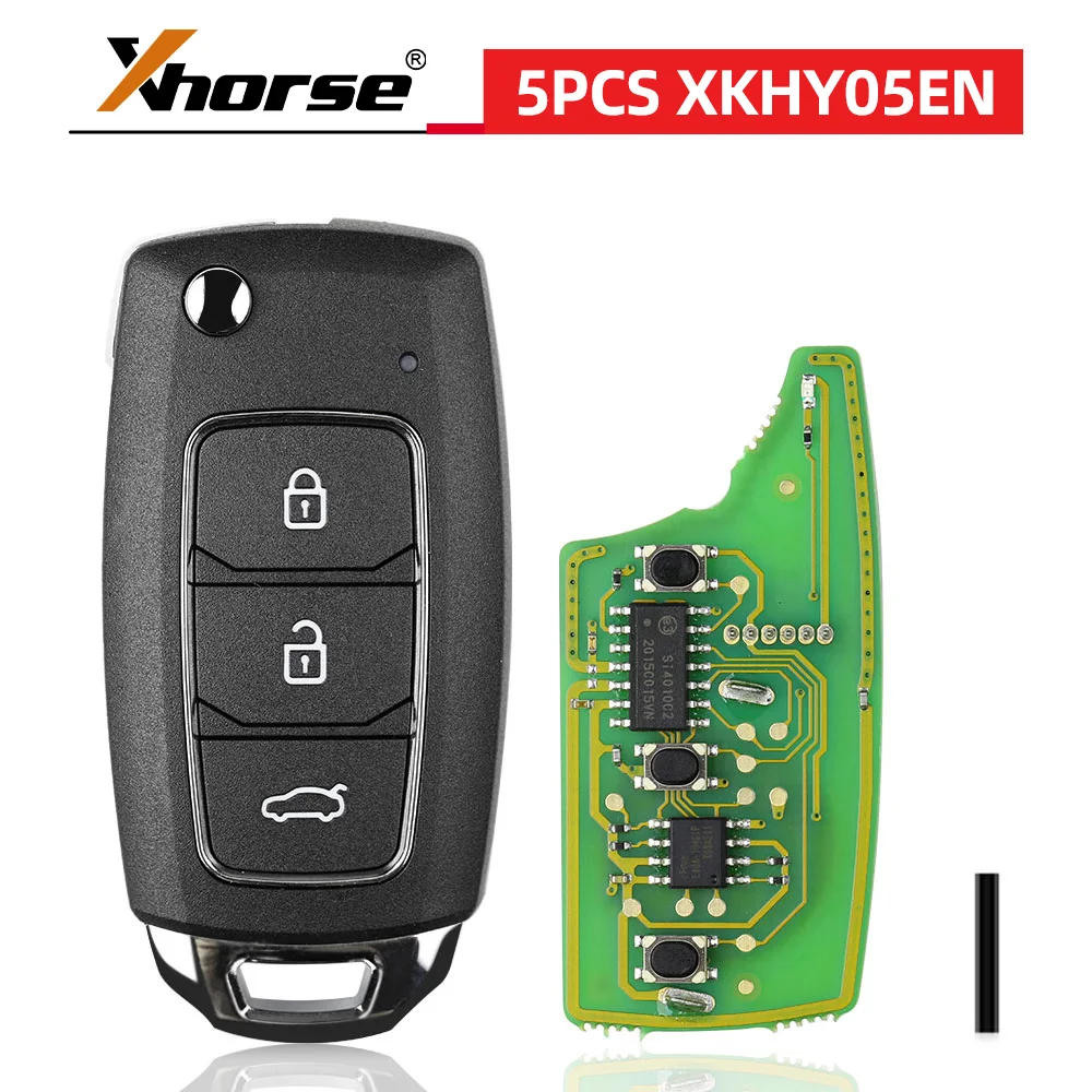 5 шт./партия пульт дистанционного управления XHORSE XKHY05EN для Hyundai