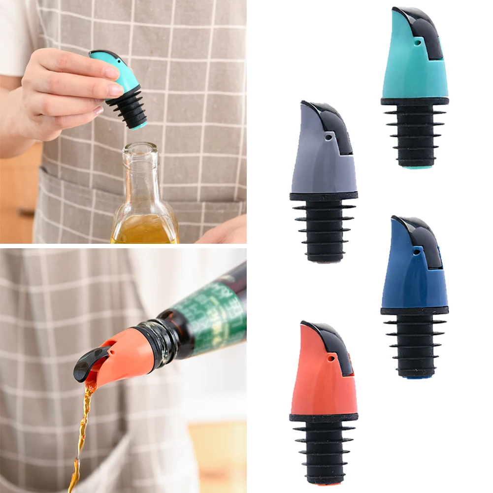 

Wine Pourer Spout Stopper Dispenser Olive Oil Bottle Plug Automatic Opening And Closing Cap Oil Control And Anti-leakage
