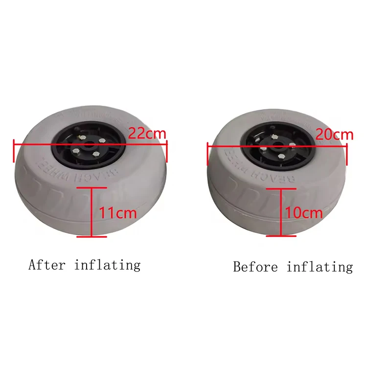 9-дюймовый пневматический полиуретановый воздушный шар аксессуары и для тележек