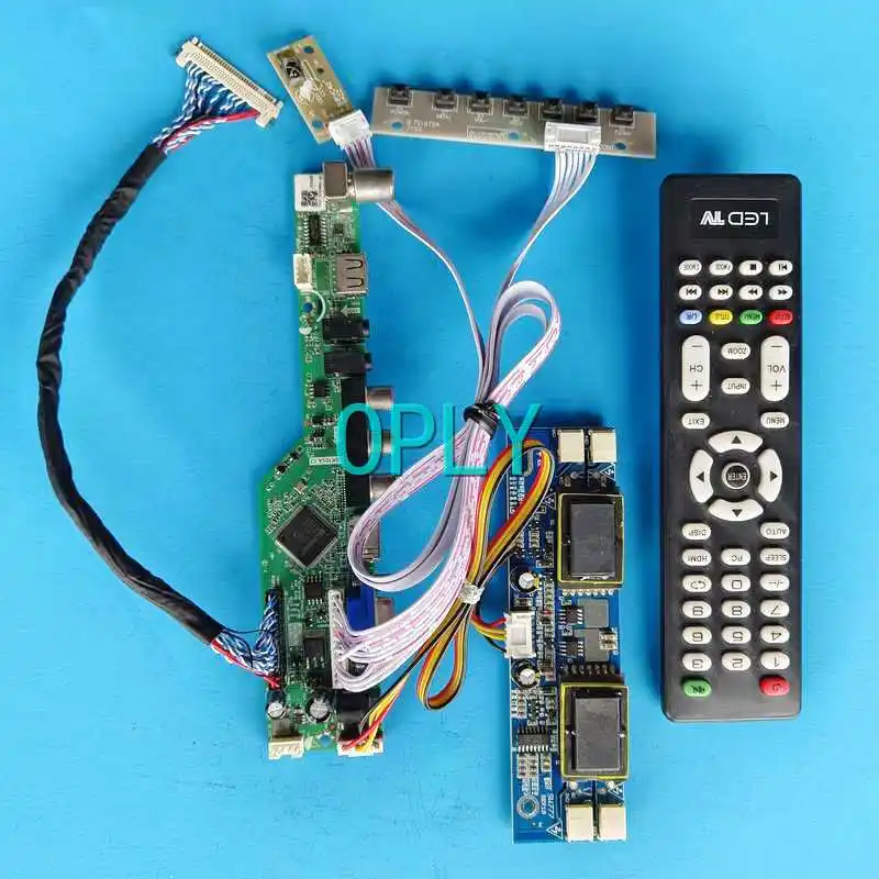 

LCD Display Matrix Controller Board Fit LTM200KP01 LTM200KT01 VGA AV USB HDMI-Compatible 30 Pin LVDS DIY Kit 20" 1600*900 4CCFL