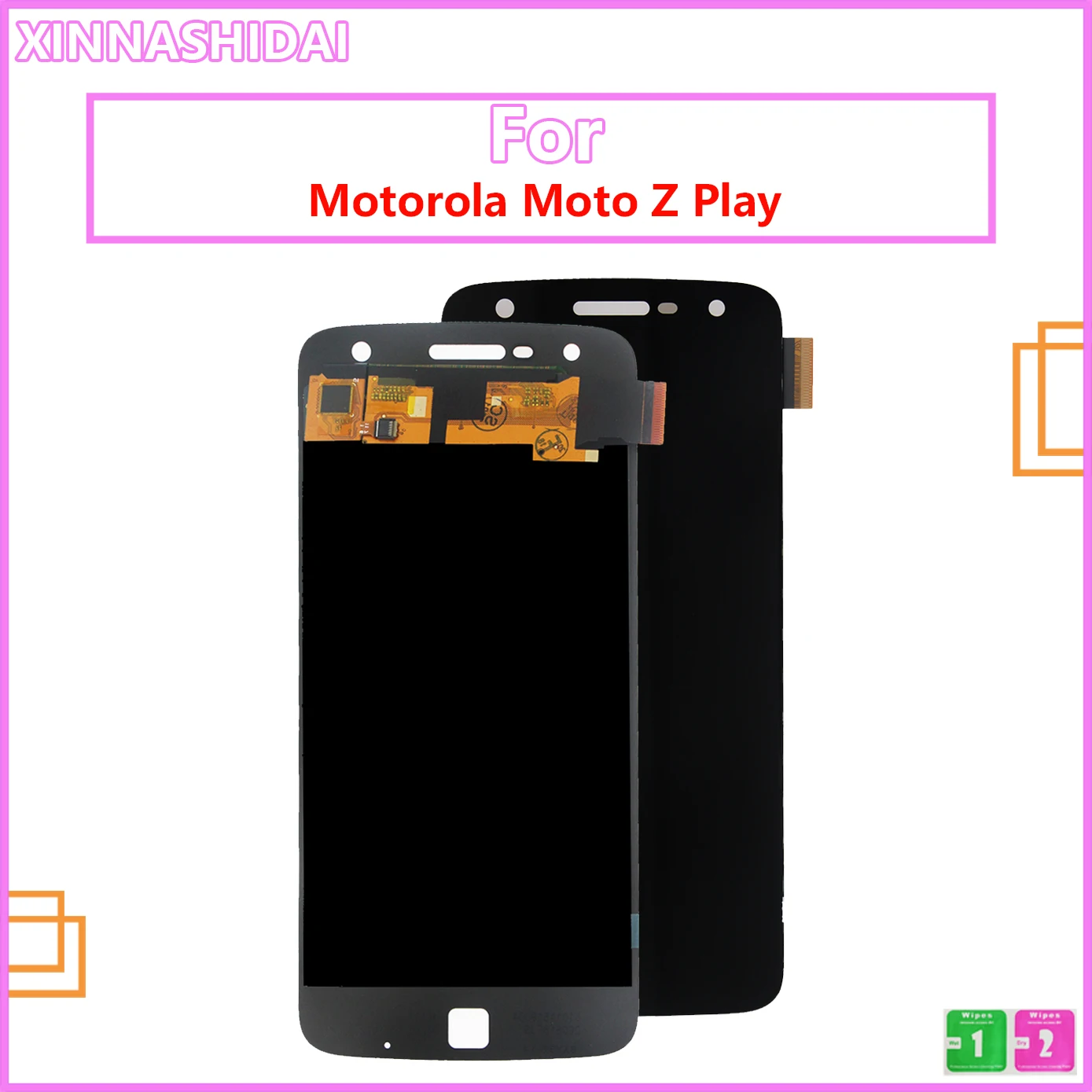 

ЖК-дисплей для Motorola, для Moto Z Play, ЖК-дисплей, сенсорный экран, дигитайзер в сборе, замена для Motorola Moto Z Play XT1635