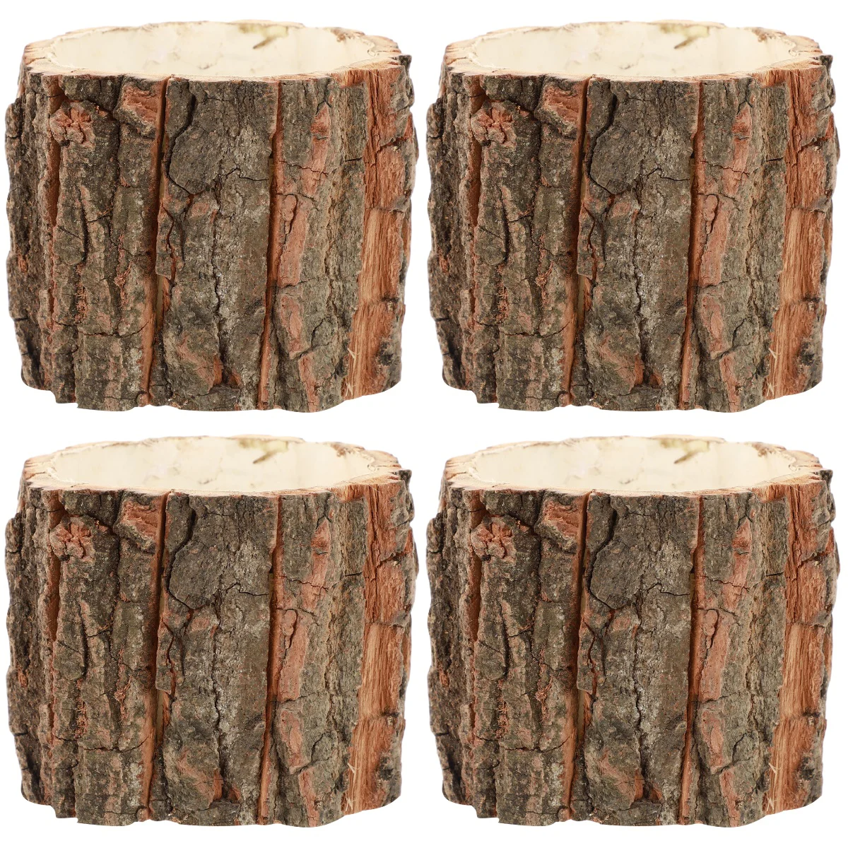 

Flower Pot Wooden Container Wood Succulentrusticplanter Mini Log Holderunique Boxes Planters Stump Holebucket Farmhouse Plantpen
