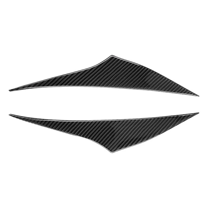 

Carbon Fiber Headlight Eyebrow Eyelids Trim Cover Sticker Headlight Header Decorative Sticker for Mazda3 Axela 2016-2017