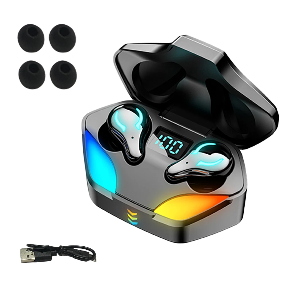 

Gift In Ear IPX7 Waterproof HIFI Charging Case Sport Earphones Stereo Compatible Cycling Touch Control Wireless Earbud