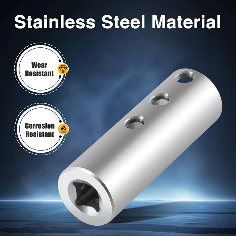 Ножничный домкрат из нержавеющей стали адаптер для шлицевой дрели насадка с