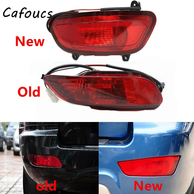 

Cafoucs Car Exterior Rear Bumper Fog Light Lamp Hood 4133600U1010 For JAC Rein