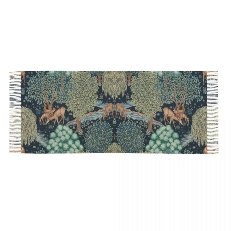 Рисунок 5 - Женская Длинная зимняя шаль с кисточками