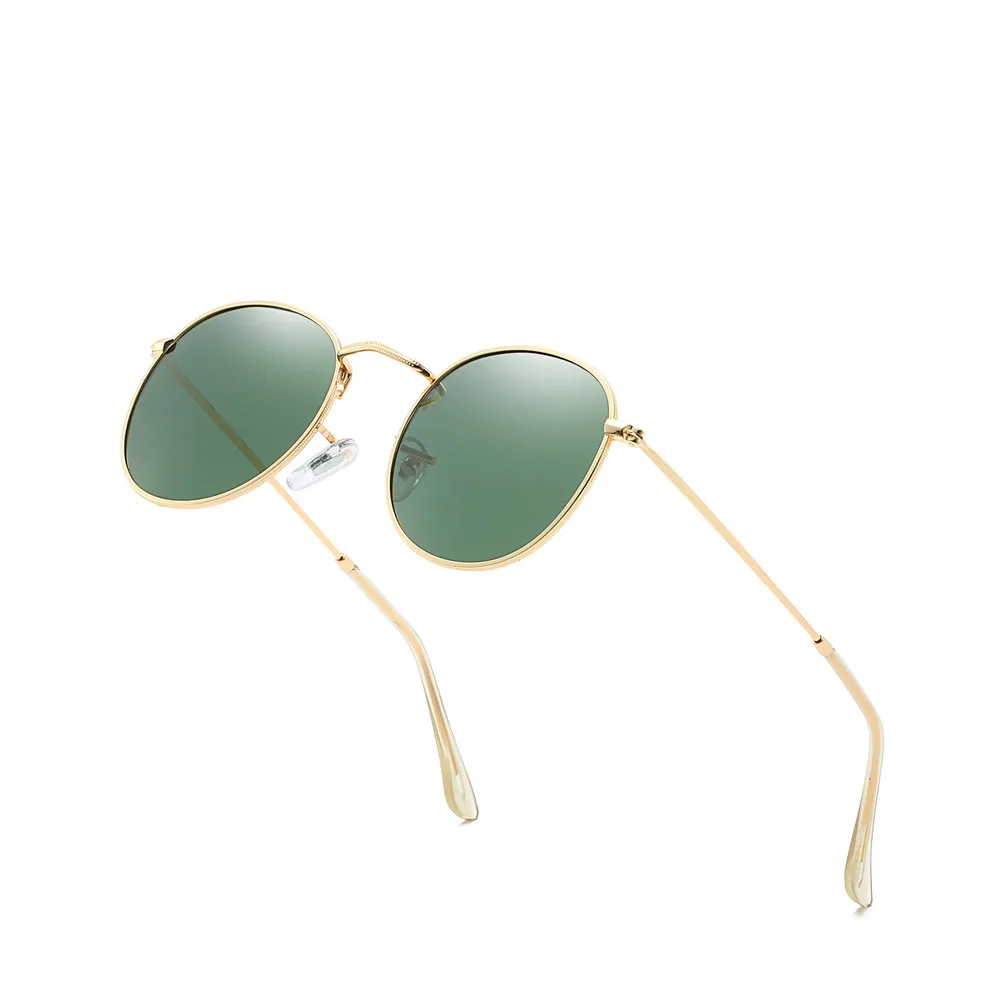 

Ultralight mirror polarized round sunglasses women men 2022 brand designer metal frame streetwear party glasses retro oculos uv4