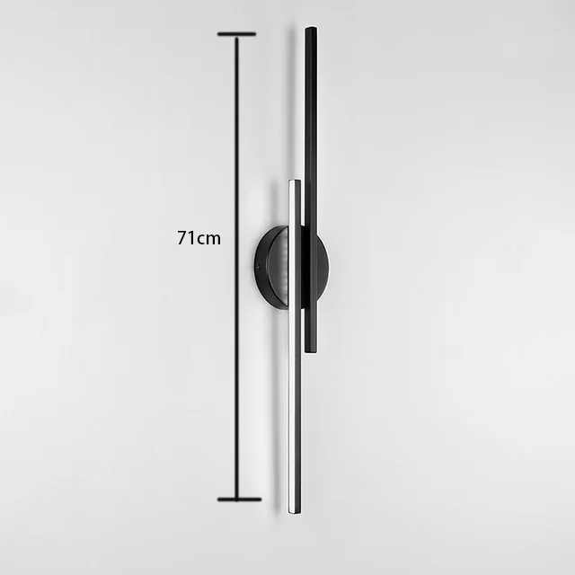 

Настенные светодиодные лампы трехцветные черные/белые