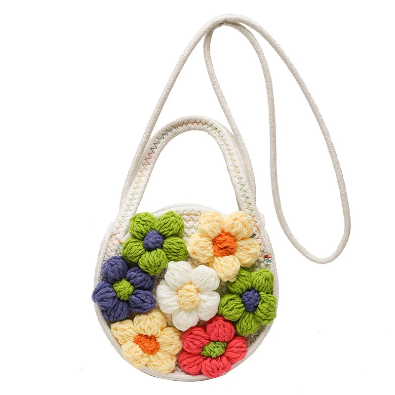 

Женская сумка на одно плечо bao, модная трехмерная сумка-мессенджер с цветами