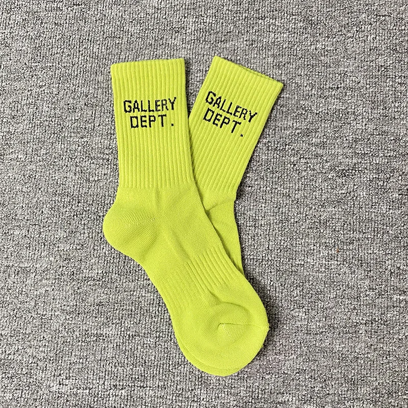 

New GALLERY DEPT Socks European hip-hop fashion socks personality male alphabet socks sports skateboard leisure sock