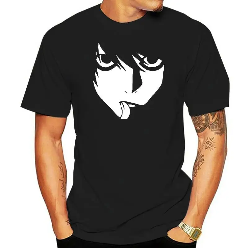 Death Note Inspired T-Shirt Lawliet L Best Detective Anime Fashion Unisex Top 2024 T Shirts For Men Short Sleeve Tee