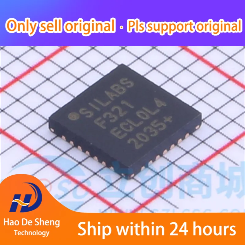 10 шт./партия C8051F321-GMR lC8051F321 ogoF321 QFN-28 новый оригинальный телефон
