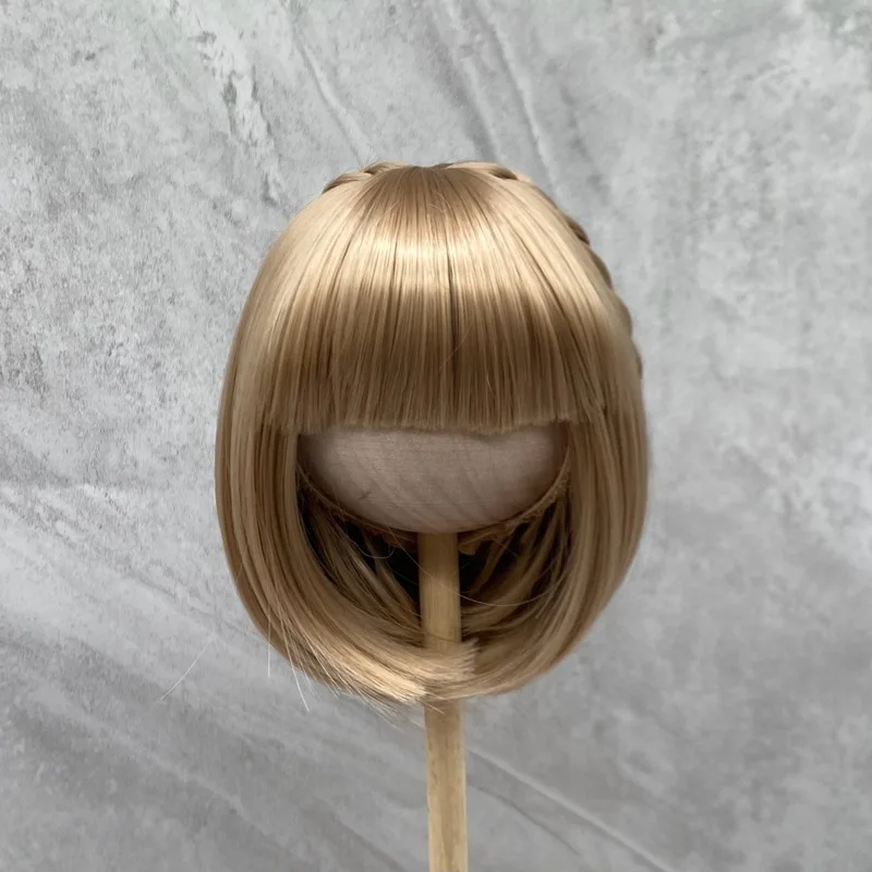 Цельный парик для 1/6 парика куклы Блайт короткие волосы с аксессуарами Бобо