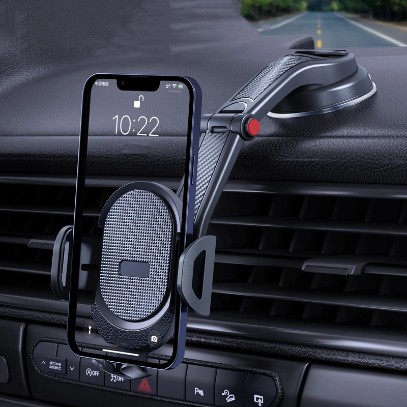 

Car Sucker Phone Holder CellPhone Mount Stand 360 Rotation GPS Bracket for IPhone 14 13 12 11 Samsung Phone Huawei Holder In Car