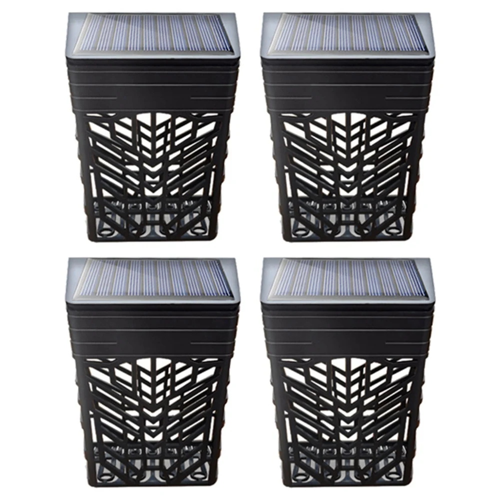 

Solar Fence Lights Warm White and RGB Solar Deck Lights Color Luminous Solar Lights for Step Post Patio Porch and Walls