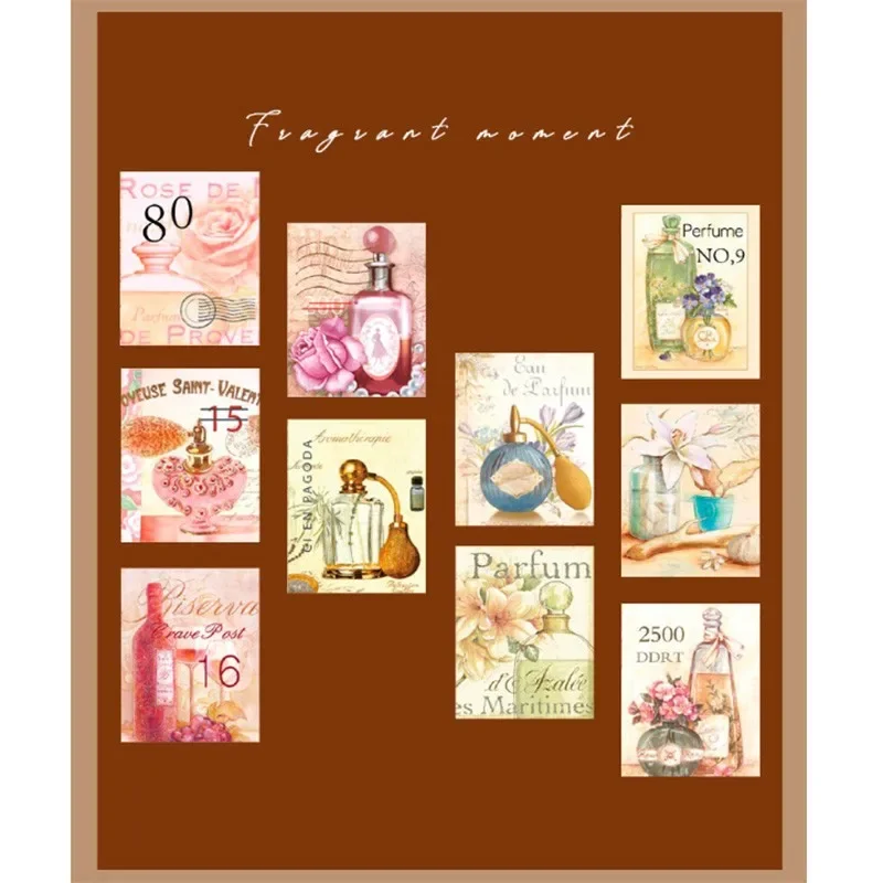 1 пакетик декоративная клейкая лента в стиле ретро прочная для сбора филателий