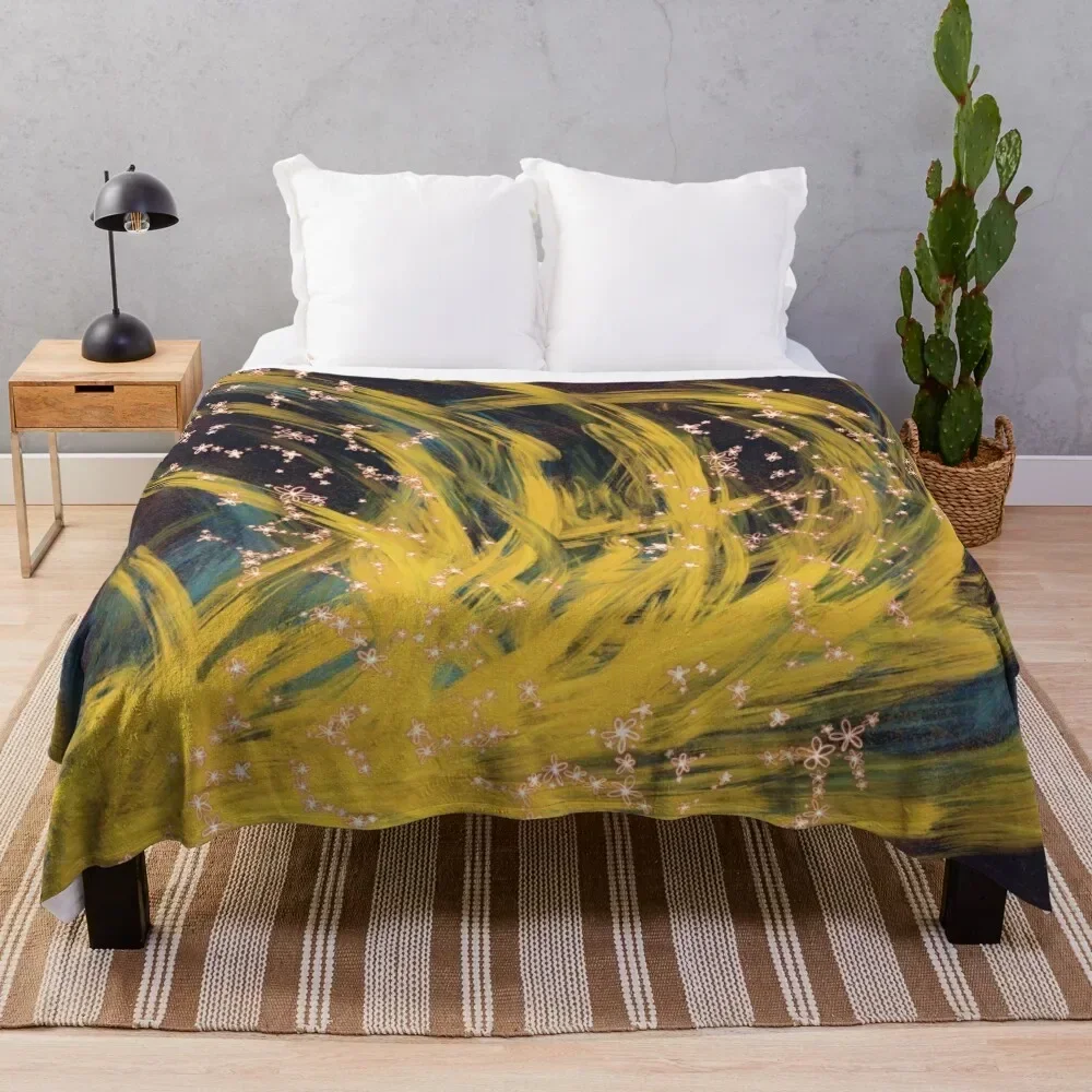 Одеяло Abstract Forsythia (Joy) Пушистые большие одеяла на заказ
