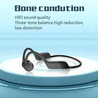 True Bone Conduction Headphones Wireless Bluetooth Swimming Headphone Outdoor Sport IPX8 Waterproof MP3 Player 32G Headset